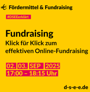 DSEEerklärt: Online-Fundraising
